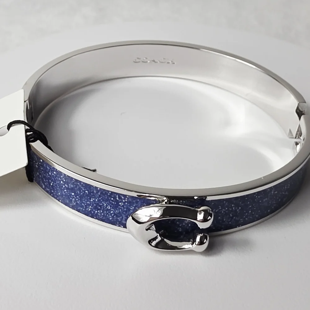 Coach Bangle C Logo Glitter Bracelet - Picture 4 of 5